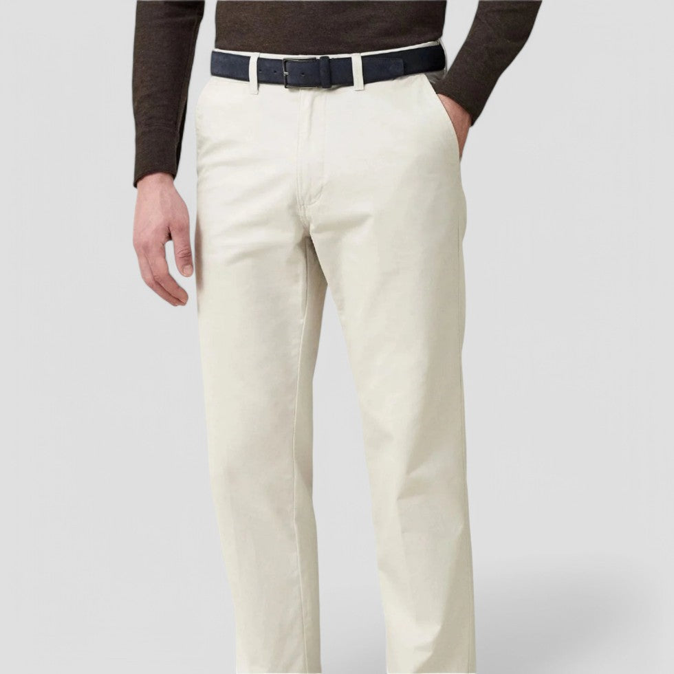 Men's Leather Dress Belt - Simple Classic Buckle Style
