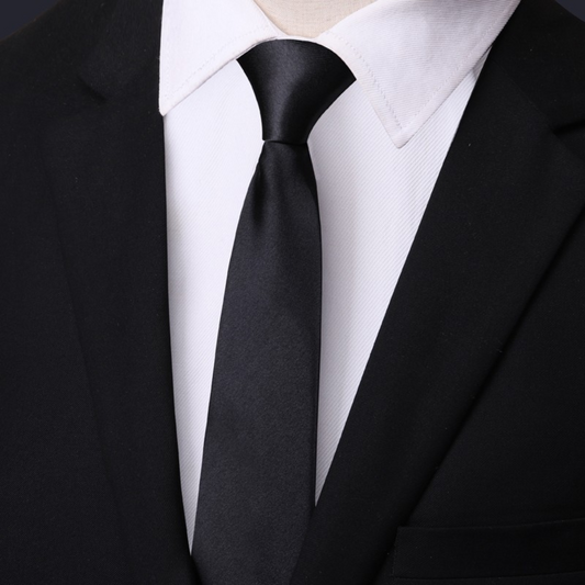 Classic Simple Neck Tie for Men - OutfitLondon