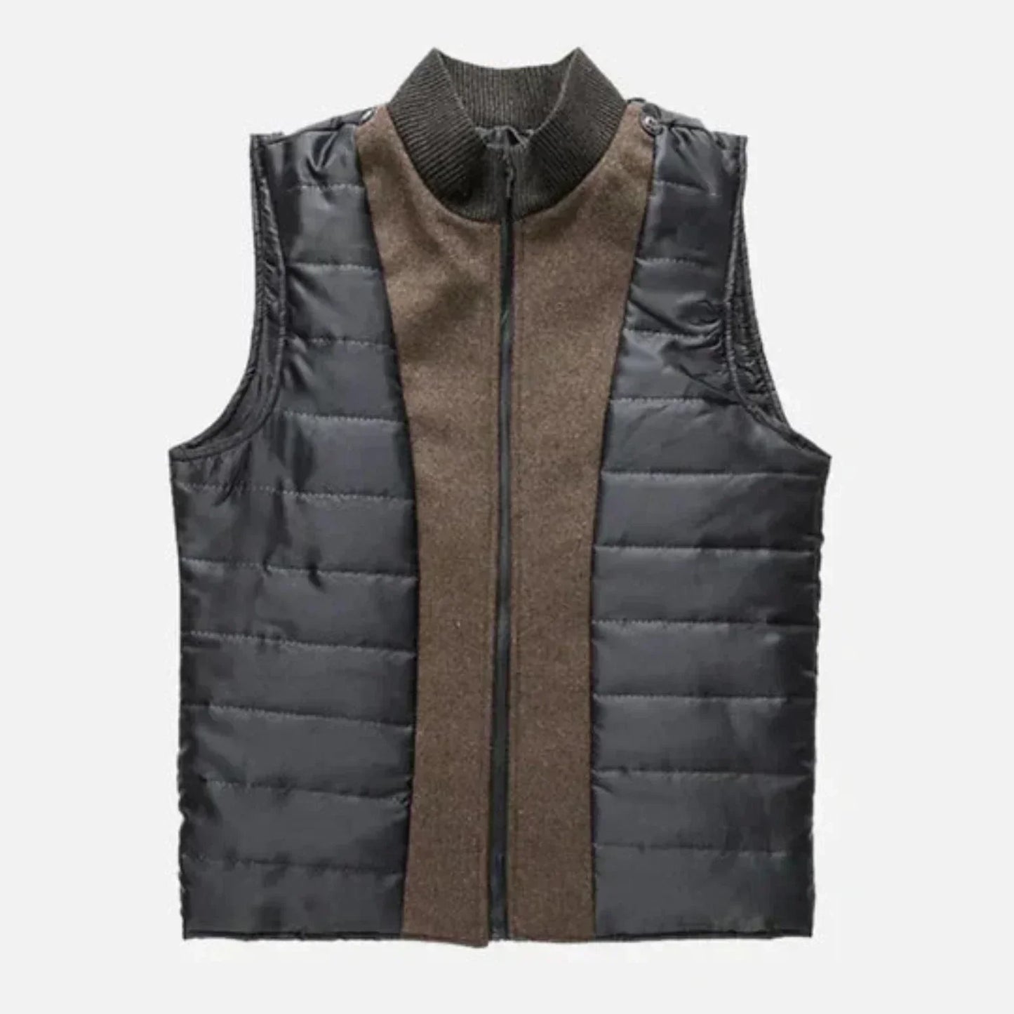 Classic Fit Woolen Coat with Insulated Lining