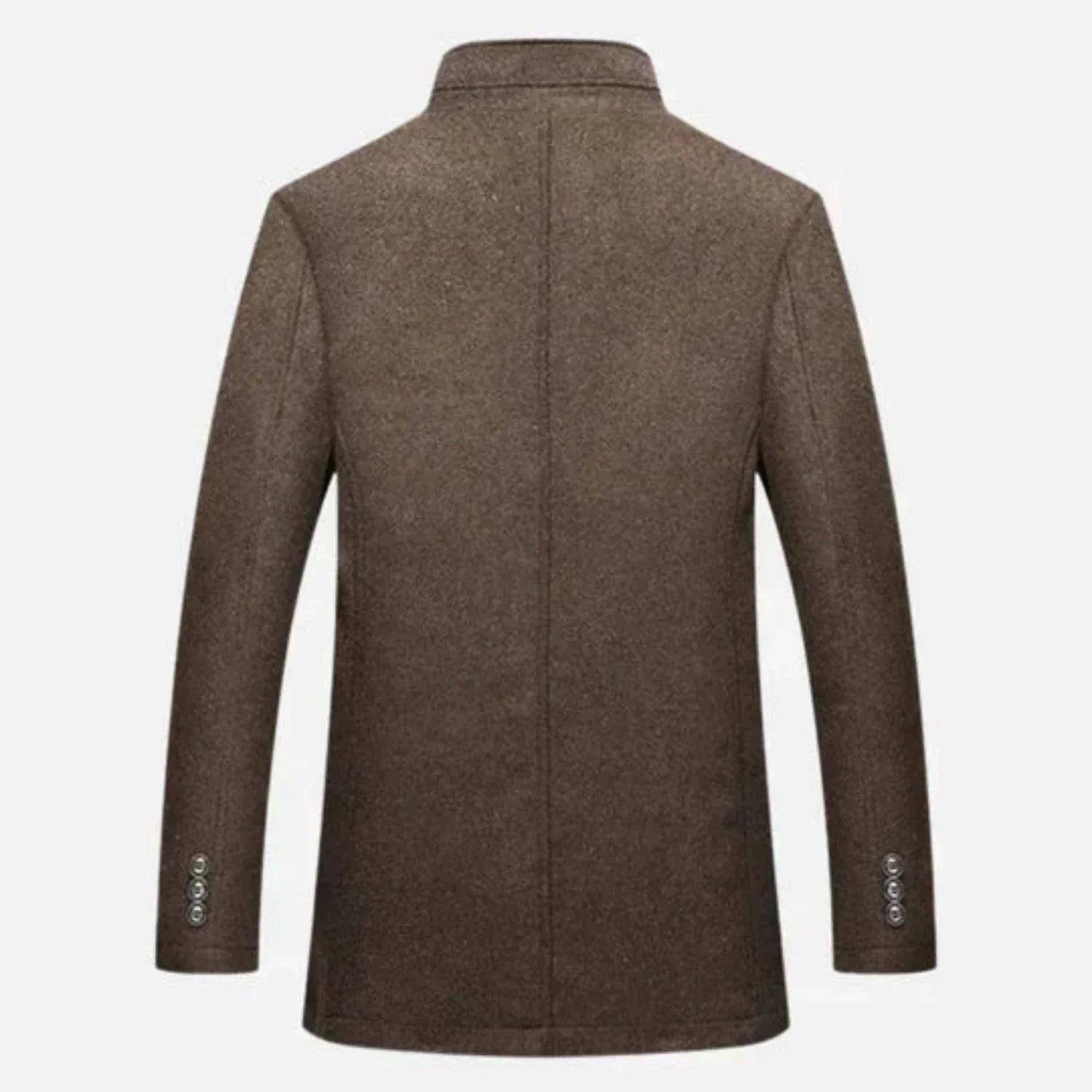 Classic Fit Notch Collar Button Overcoat