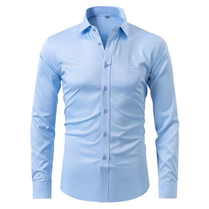 Classic Fit Dress Shirt - Long Sleeve Button Down