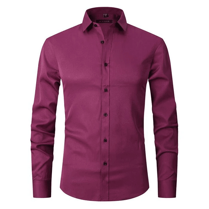 Classic Fit Dress Shirt - Long Sleeve Button Down
