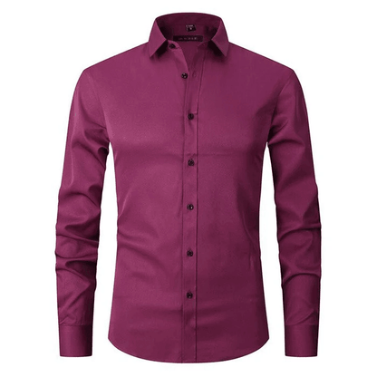 Classic Fit Dress Shirt - Long Sleeve Button Down