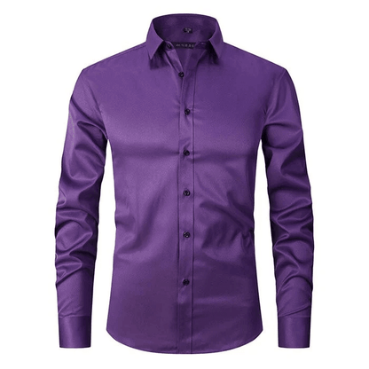 Classic Fit Dress Shirt - Long Sleeve Button Down