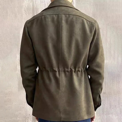 Waterproof Four Pocket Faux Suede Hunting Coat