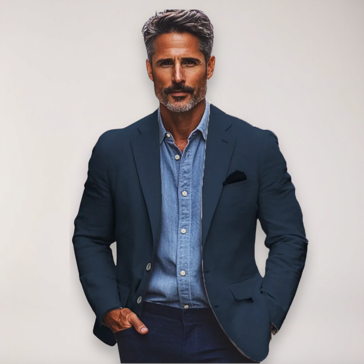 Classic Fit Men's Blazer Jacket