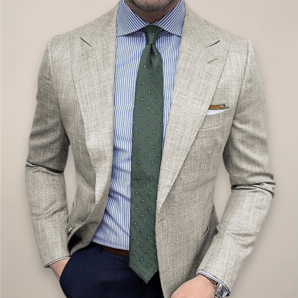 Slim Fit Men's Blazer Coat - OutfitLondon