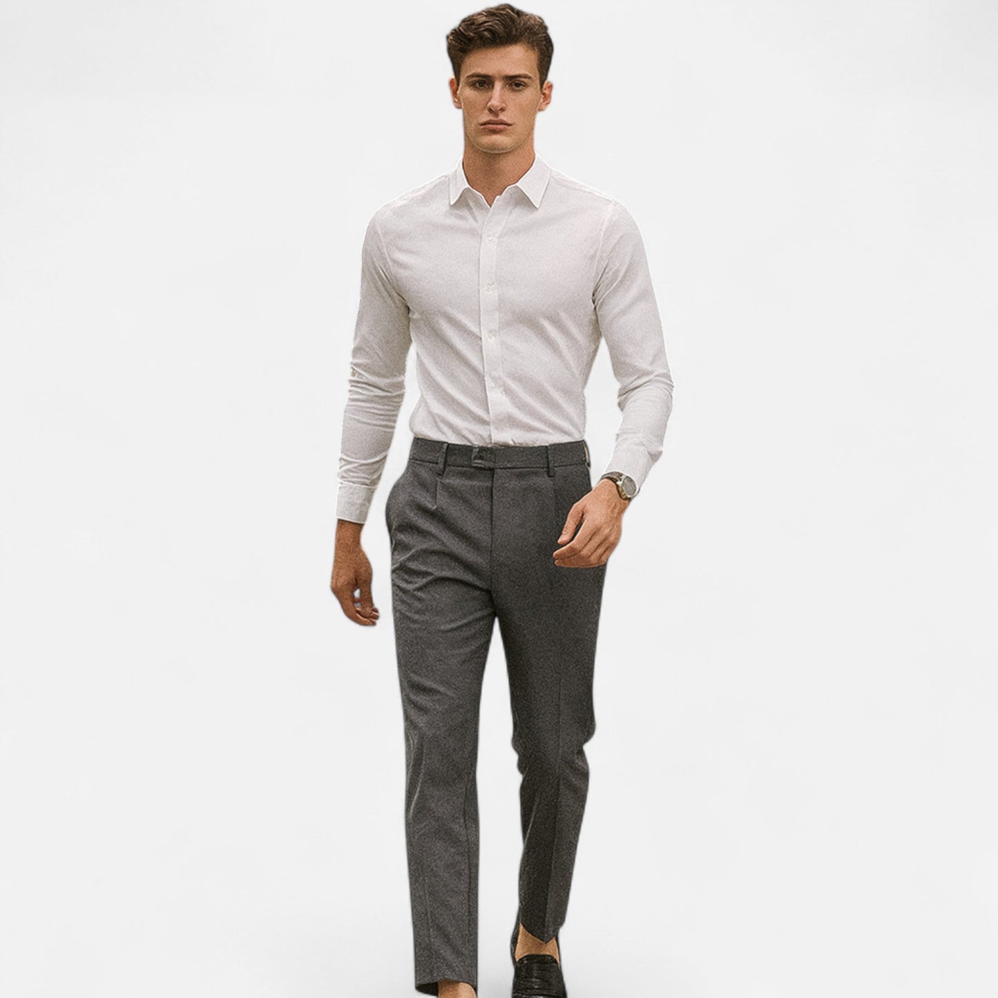 Men's Slim Fit Stretch Trousers