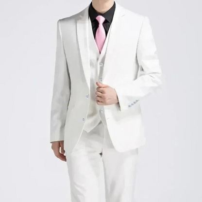 Classic Black 3-Piece Men's Formal Suit