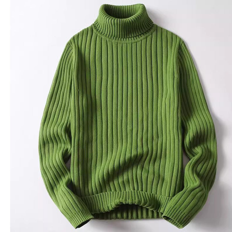 Cozy Ribbed Crew Neck Sweatshirt Pullover