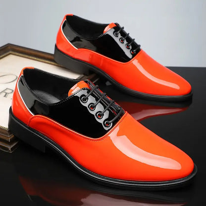 Classic Black Leather Oxford Shoes