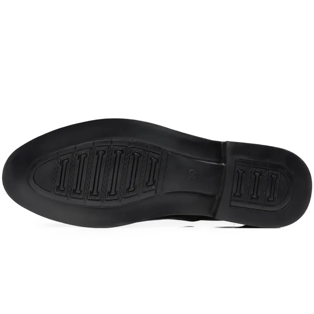 Classic Men's Leather Oxford Dress Shoes