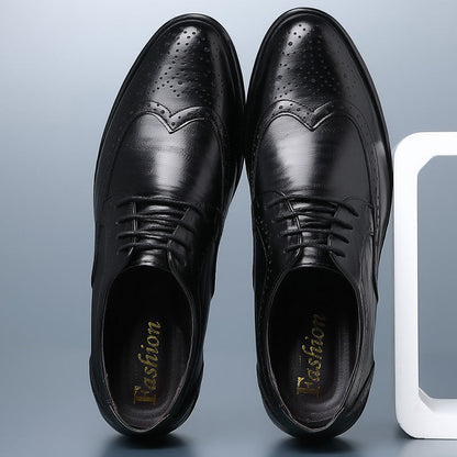 Classic Men's Leather Oxford Dress Shoes