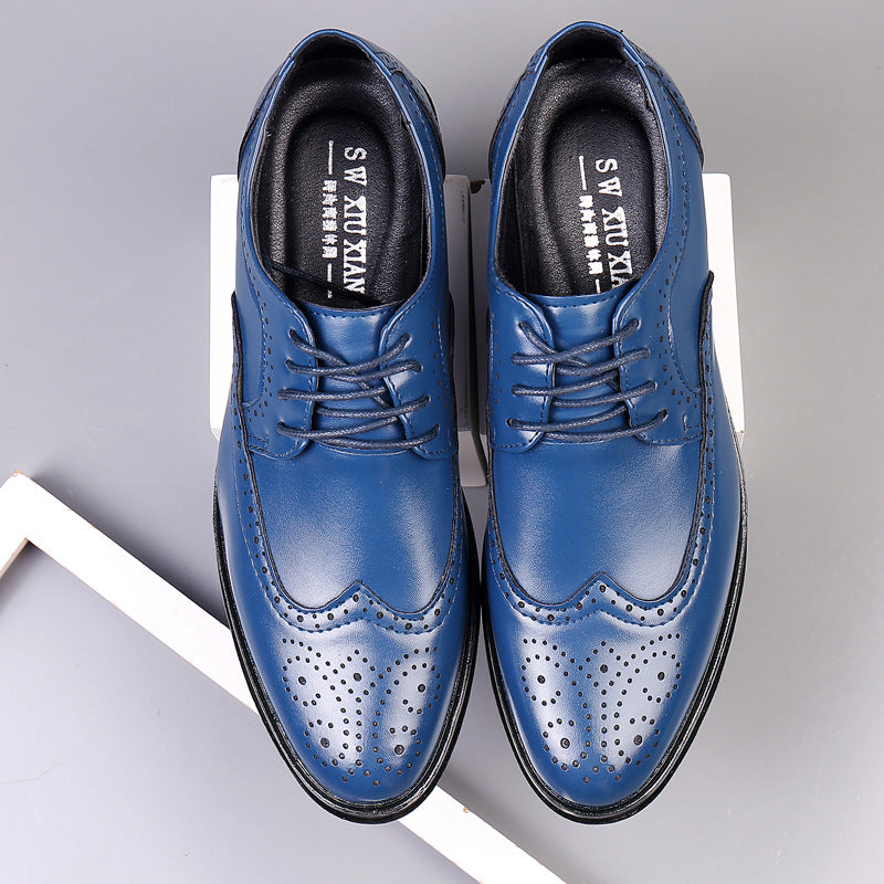 Classic Men's Leather Oxford Dress Shoes