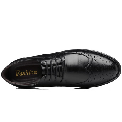 Classic Men's Leather Oxford Dress Shoes