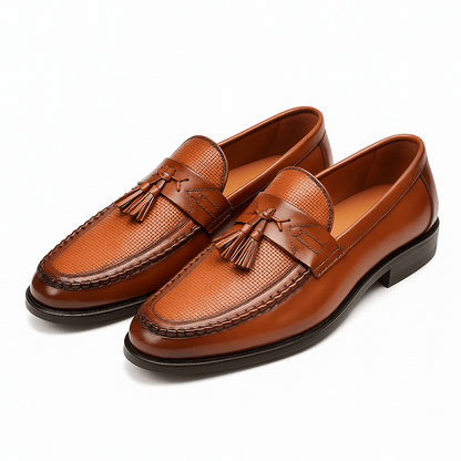 Stylish Leather Slip-On Loafers
