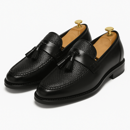 Stylish Leather Slip-On Loafers - OutfitLondon