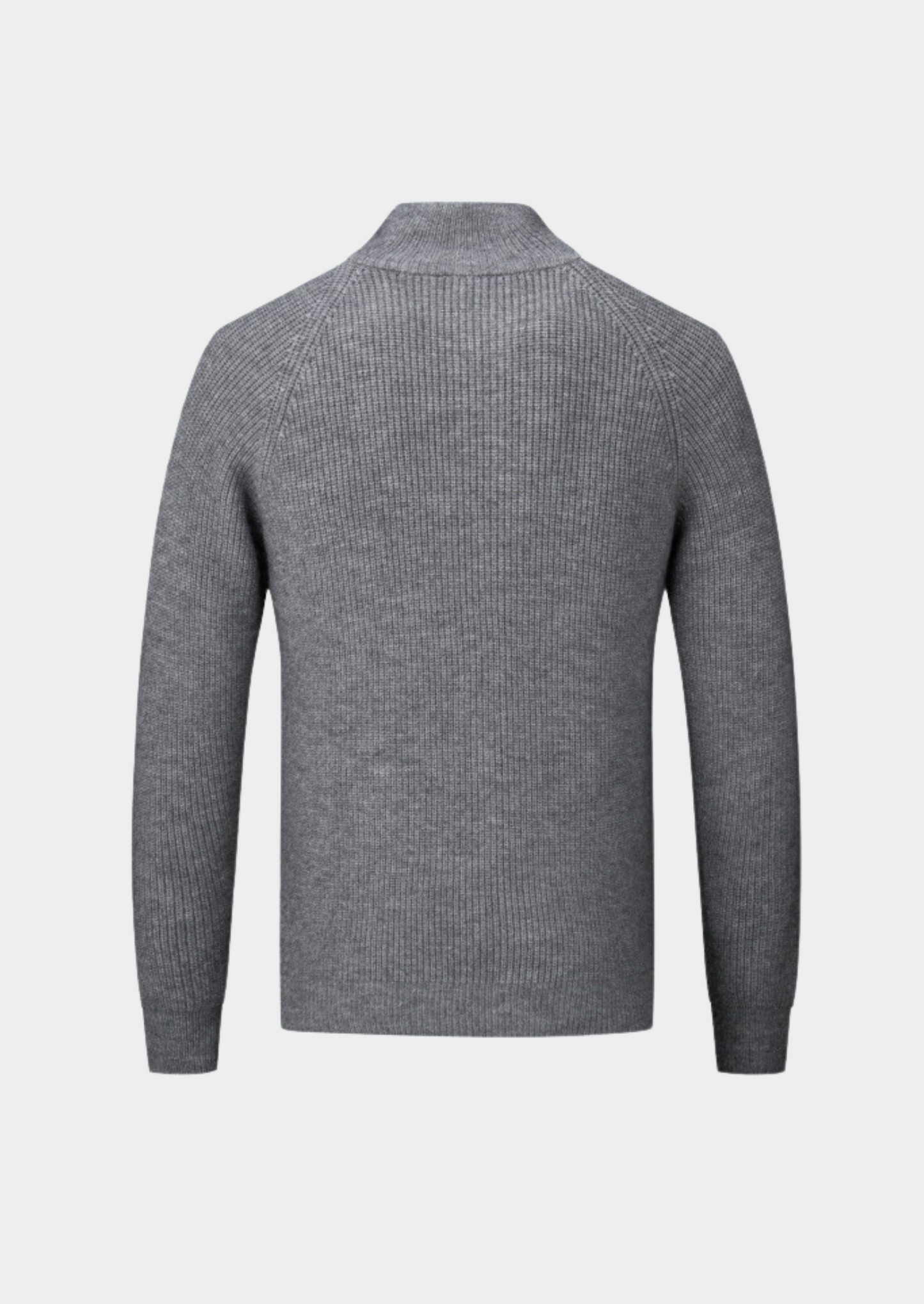 Men's Thick Zipper Crew Neck Sweater