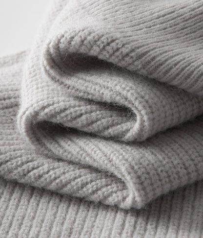 Men's Thick Zipper Crew Neck Sweater