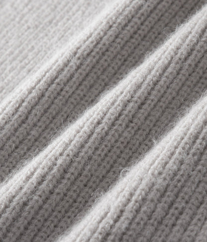 Men's Thick Zipper Crew Neck Sweater