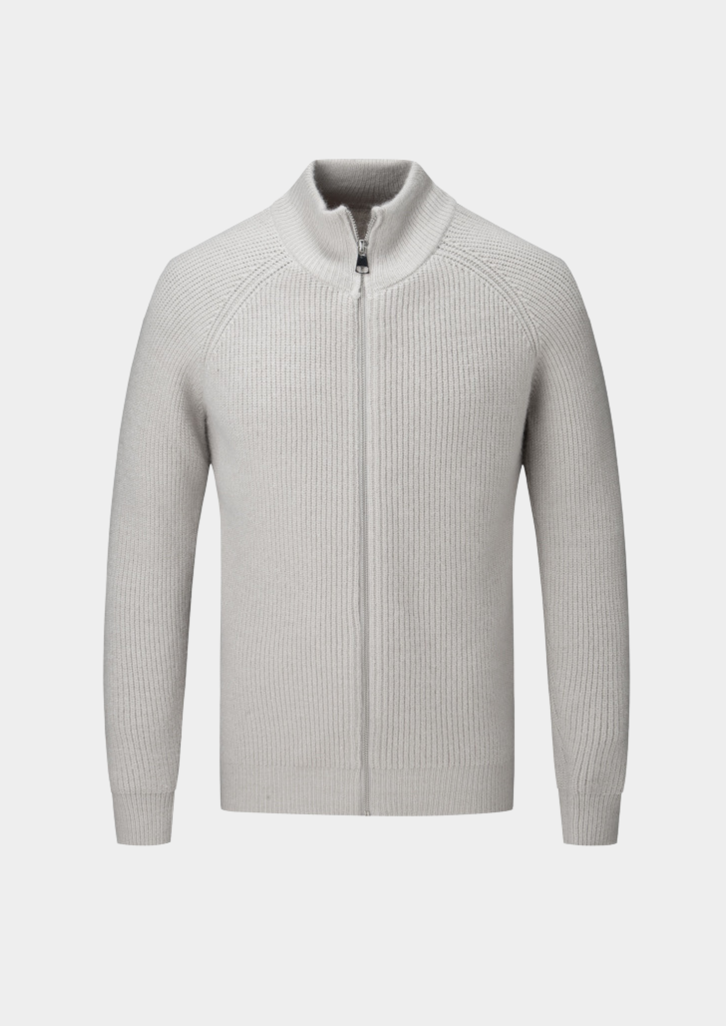 Men's Thick Zipper Crew Neck Sweater - OutfitLondon