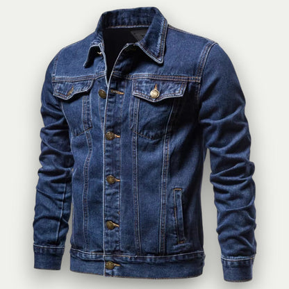 Timeless Black Jeans Jacket