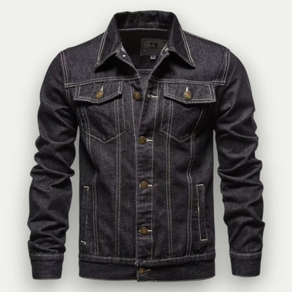 Timeless Black Jeans Jacket
