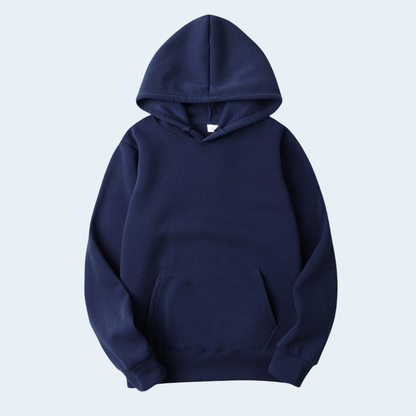 Cozy Men's Fleece Hoodie with Soft Pocket