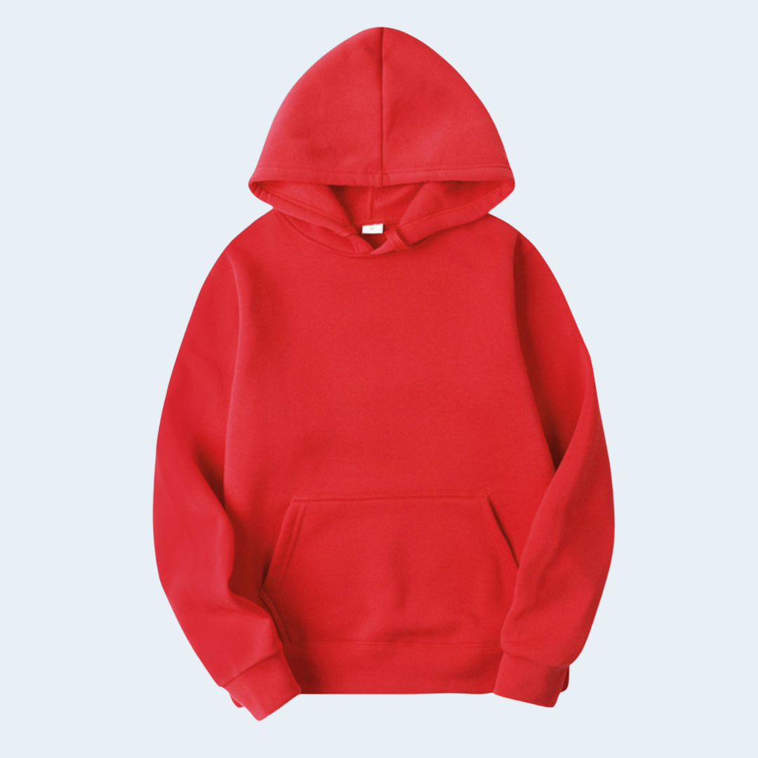 Cozy Men's Fleece Hoodie with Soft Pocket