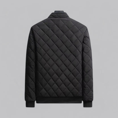 Men's Padded Zipper Bomber Coat