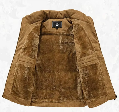 Warm Mens Quilted Fleece Body Warmer