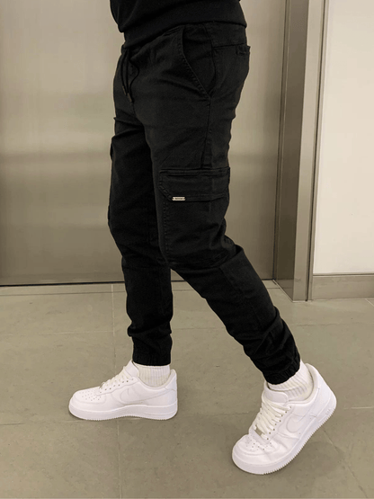 Men's Slim Fit Jogger Pants with Adjustable Waistband