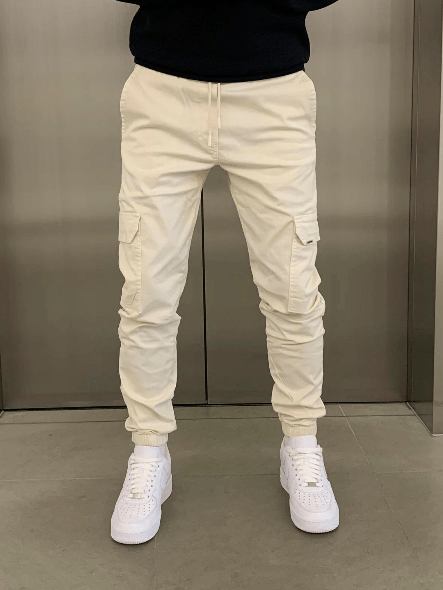Men's Slim Fit Jogger Pants with Adjustable Waistband