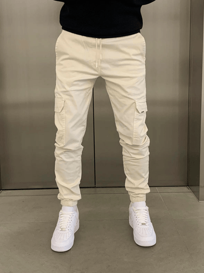 Men's Slim Fit Jogger Pants with Adjustable Waistband