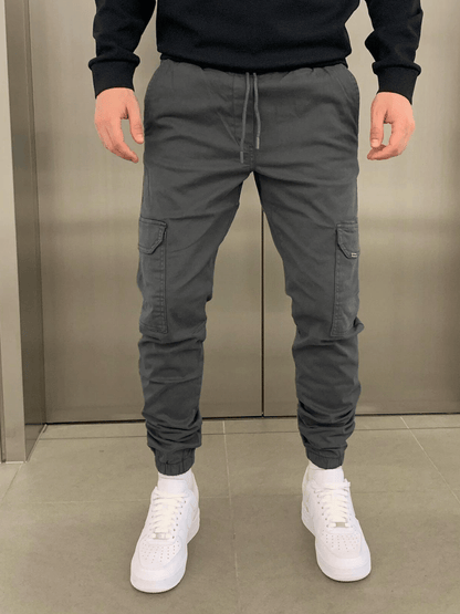Men's Slim Fit Jogger Pants with Adjustable Waistband