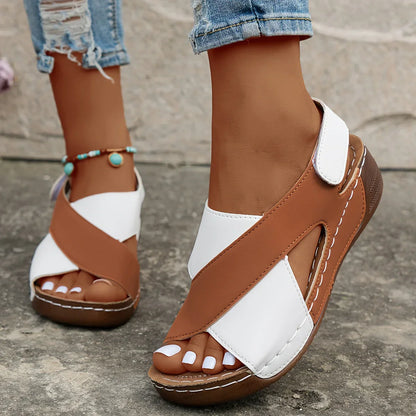 Comfortable Ankle Strap Wedge Sandals