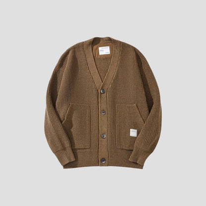 Warm Mens Wool Sweater Cardigan - OutfitLondon