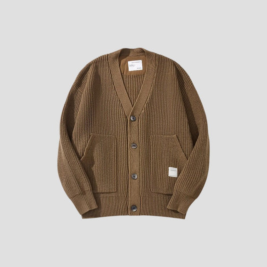 Warm Mens Wool Sweater Cardigan - OutfitLondon