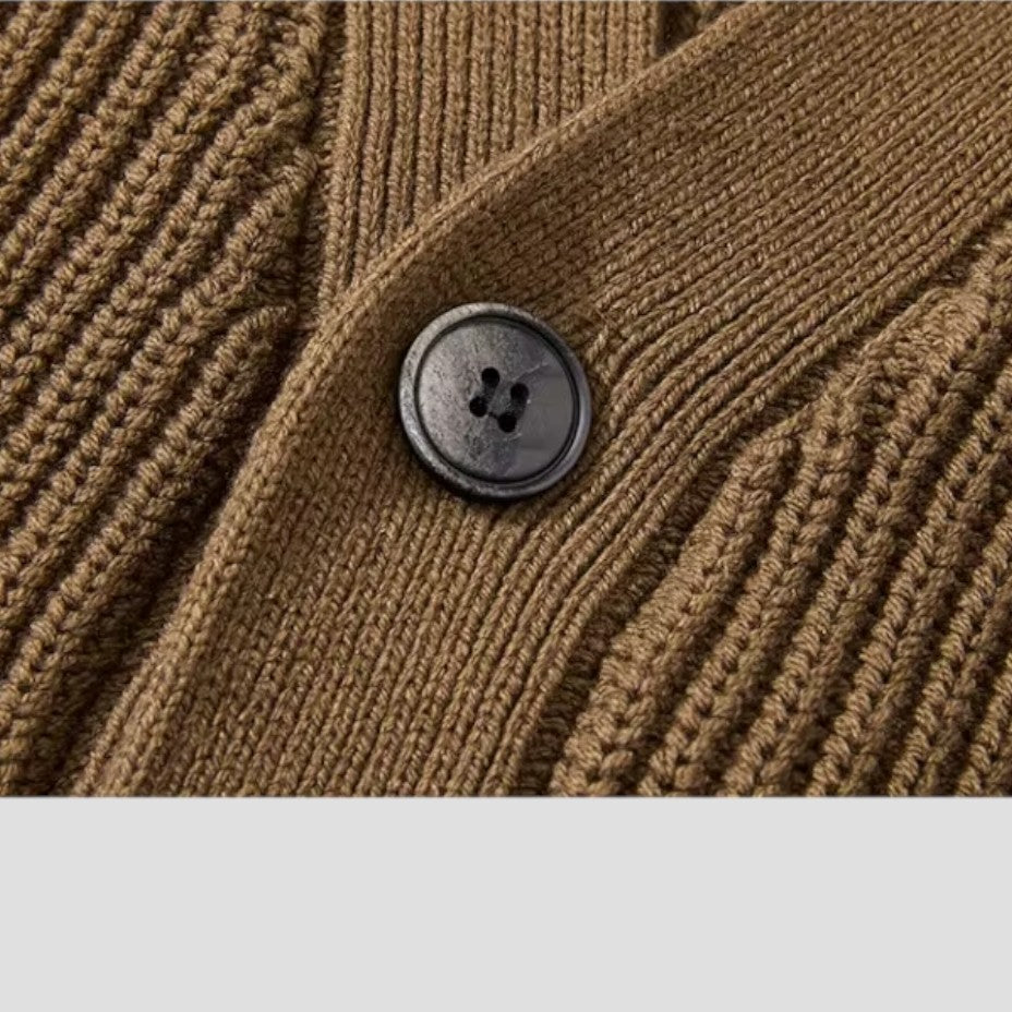Warm Mens Wool Sweater Cardigan