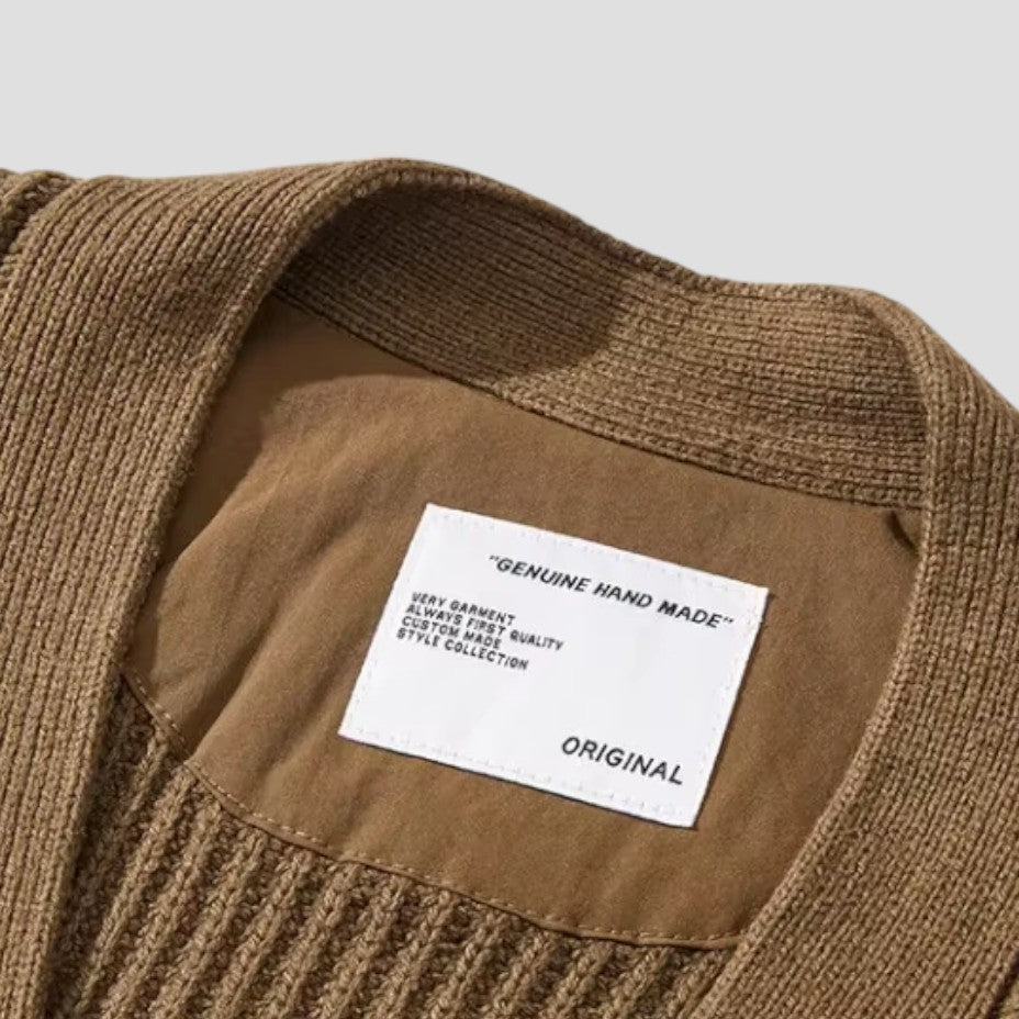 Warm Mens Wool Sweater Cardigan
