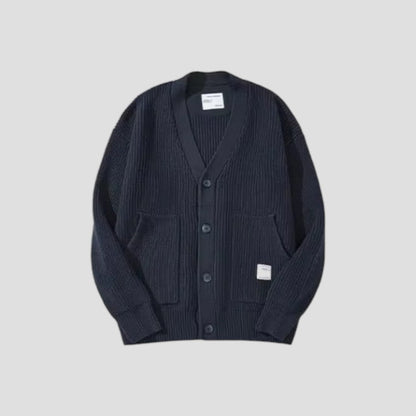 Warm Mens Wool Sweater Cardigan