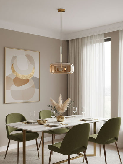 Stylish Glass Shade LED Hanging Light Fixture