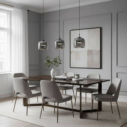 Stylish Glass Shade LED Hanging Light Fixture