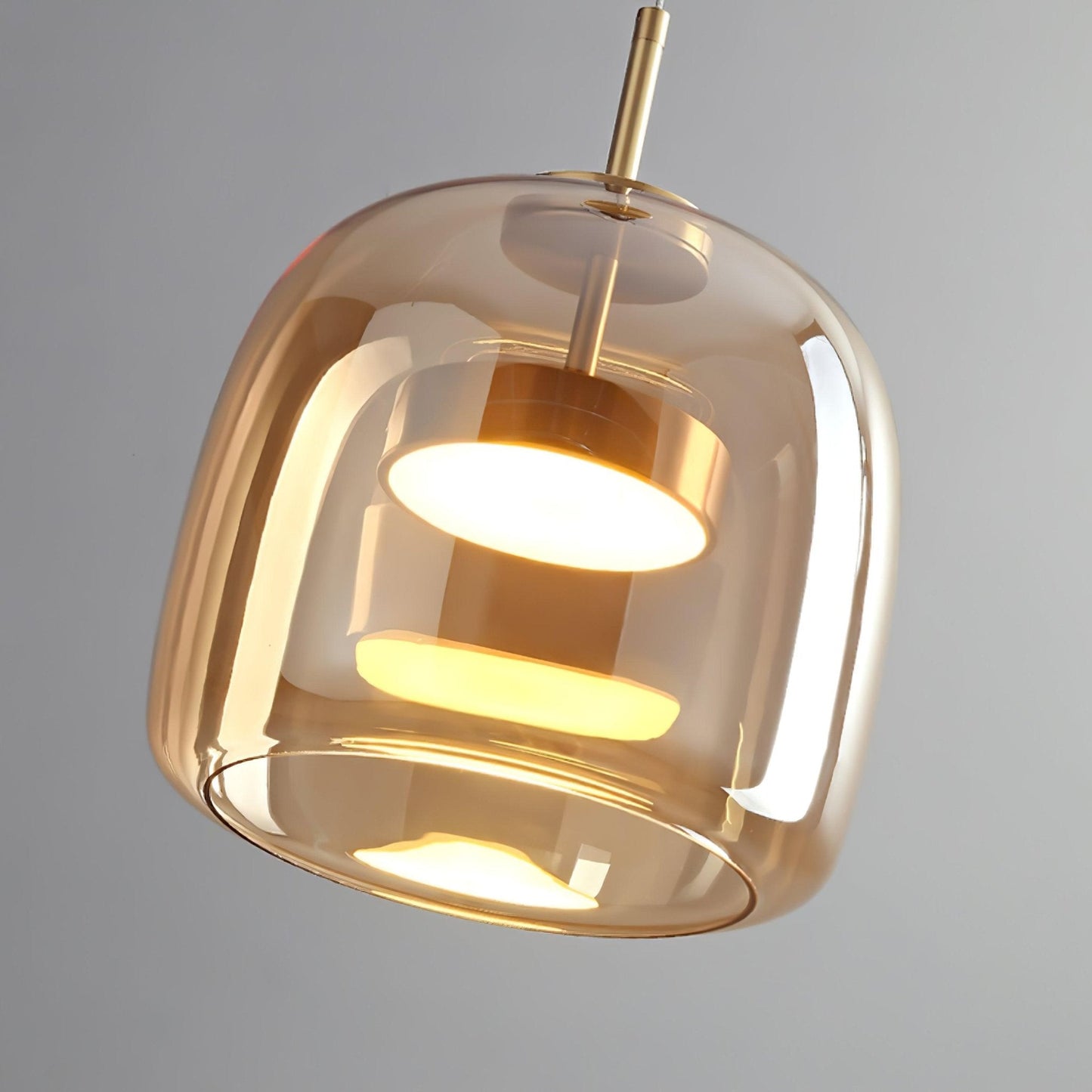 Stylish Glass Shade LED Hanging Light Fixture