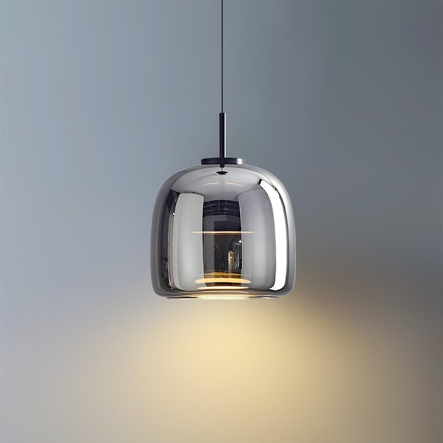 Stylish Glass Shade LED Hanging Light Fixture