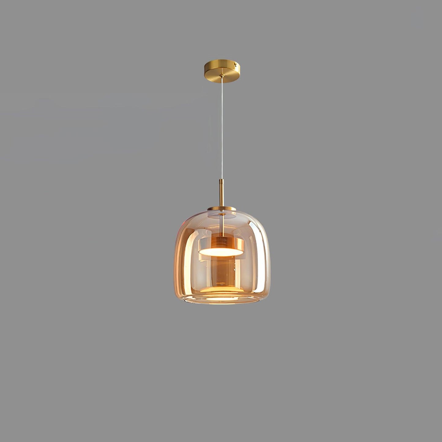 Stylish Glass Shade LED Hanging Light Fixture