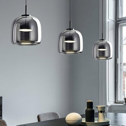 Stylish Glass Shade LED Hanging Light Fixture
