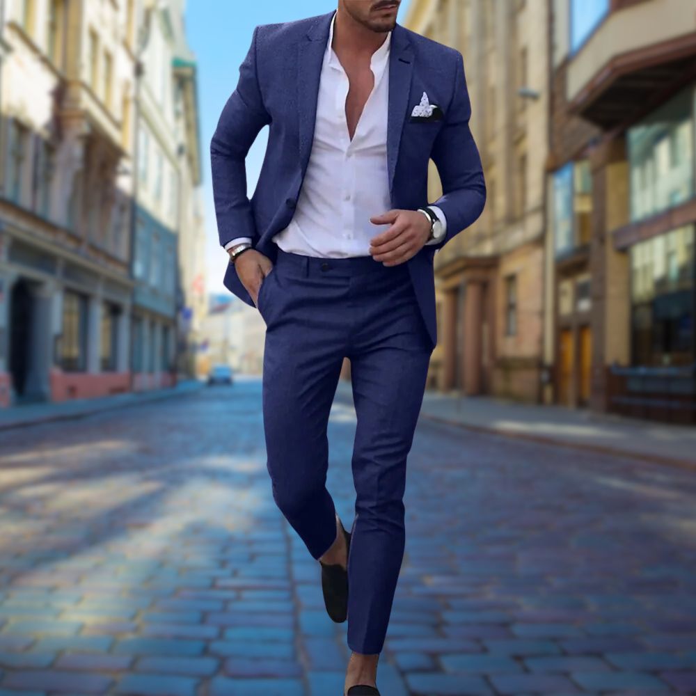 Men's Linus Suit: Classic Slim Fit Style