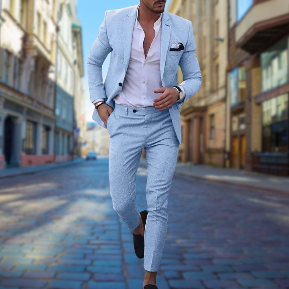Men's Linus Suit: Classic Slim Fit Style