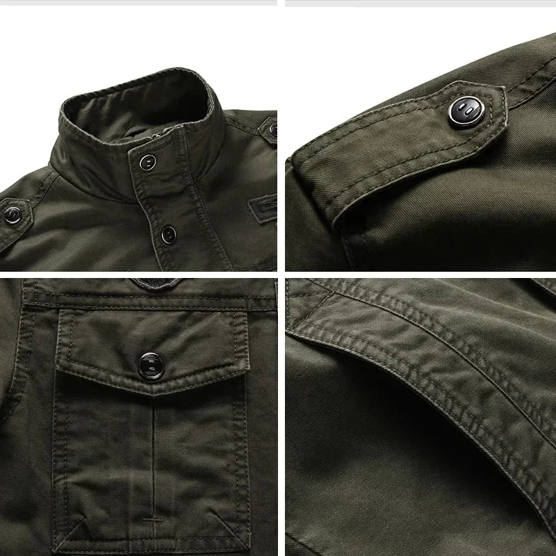 Practical Water-Resistant Men's All-Season Coat